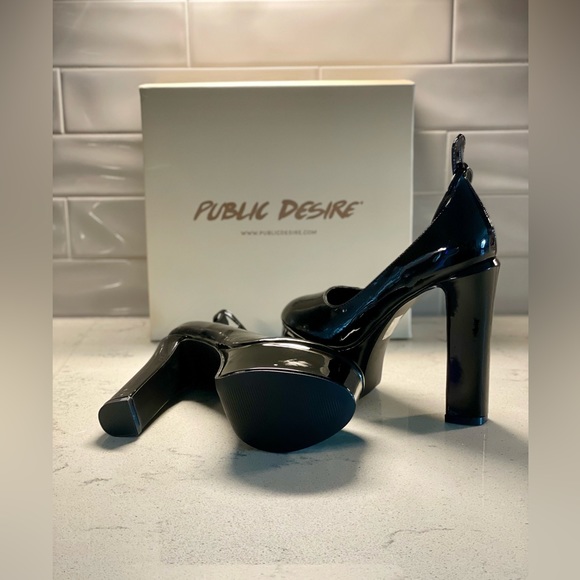 Public Desire Patent Leather Platform Pumps - Picture 4 of 4